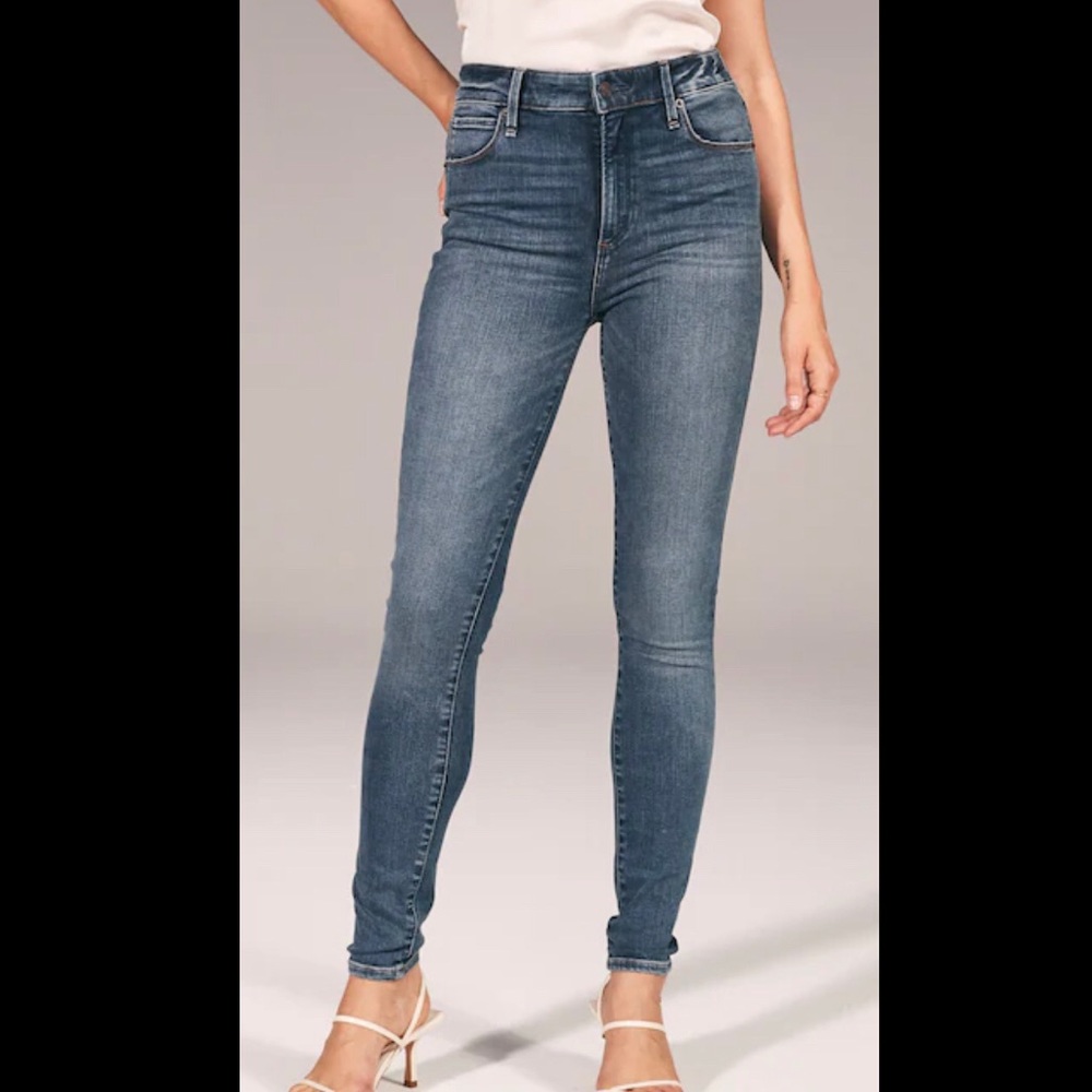 Abercrombie High Rise Super Skinny Jeans